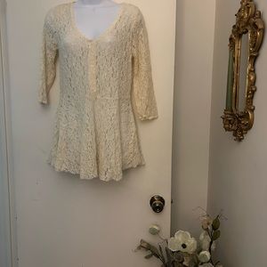 Free people stretch lace top